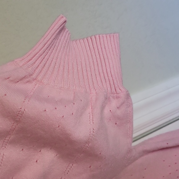 CLEARLOVE Pink Light Short Sleeved Sweater XL - Picture 6 of 7